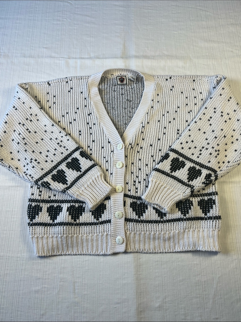 Vintage Paris Sports Club Knit Sweater